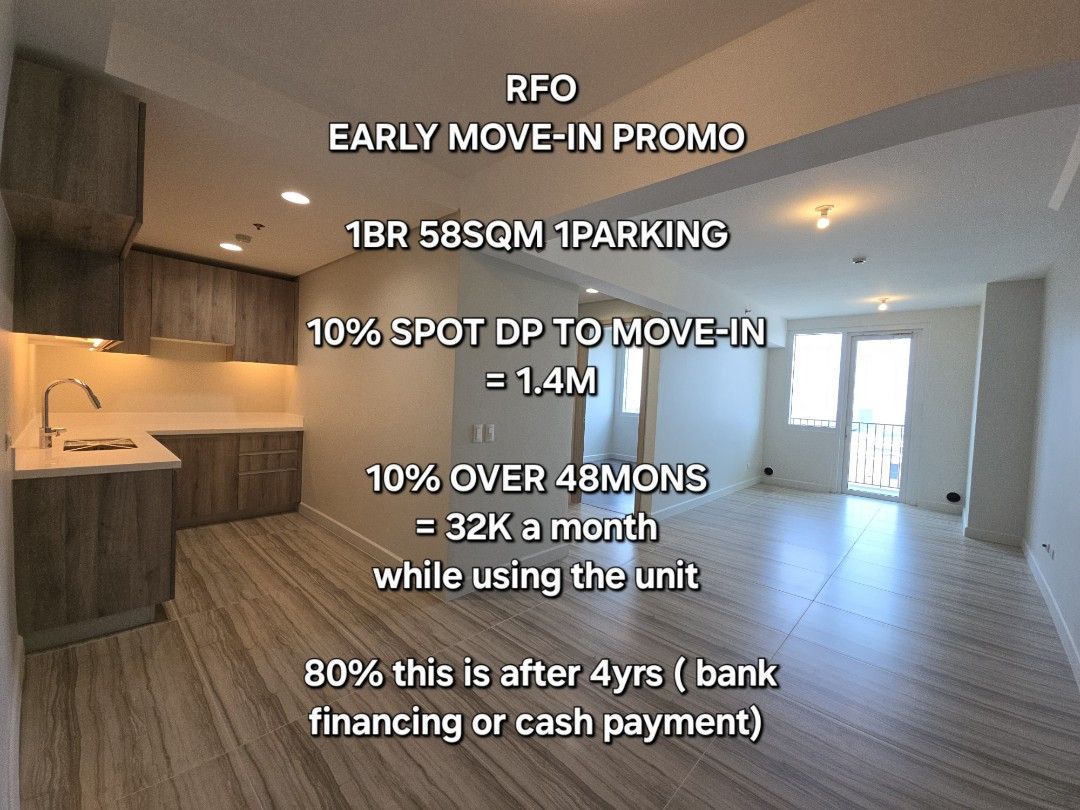 RFO - MAPLE TOWER ORTIGAS EAST PASIG CITY (Category: Apartments & Condos) located in Pasig City. Submitted by ortigashome09268411969 (Listing ID 1385483485, Image 1). Description: WHY RENT IF YOU CAN OWN Maple tower- Ortigas East Pasig city ( across CCF building) Take Advantage of the Promo Terms Rent to own 10% Spot DP to move in 10% over 48mons, 0% Interest while using the unit 80% this is after 4yrs pa ( bank financing or cash payment) * Perpe