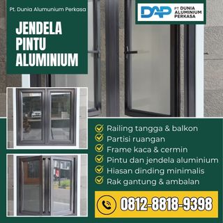 (Kategori: ) berada di . Dikirim oleh produsenpintualuminium (ID iklan 1385468208, Gambar 1). Deskripsi: .
