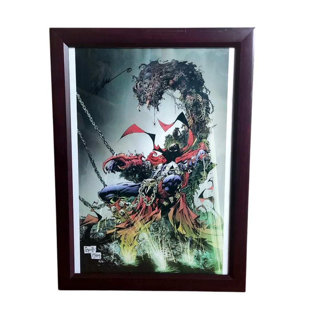 Spawn Poster signed by Greg Capullo (Category: Art & Prints) located in Caloocan City. Submitted by ToytrixCollectibles (Listing ID 1385444138, Image 1). Description: frame size 16 x 13 1/2 inches Meet up: Savemore Kiko, Camarin, Caloocan Shipping Courier: STRICTLY LBC or Lalamove ONLY Shipping Schedule: Saturdays and Sundays only Mode of Payment: Bank Transfer or Gcash.