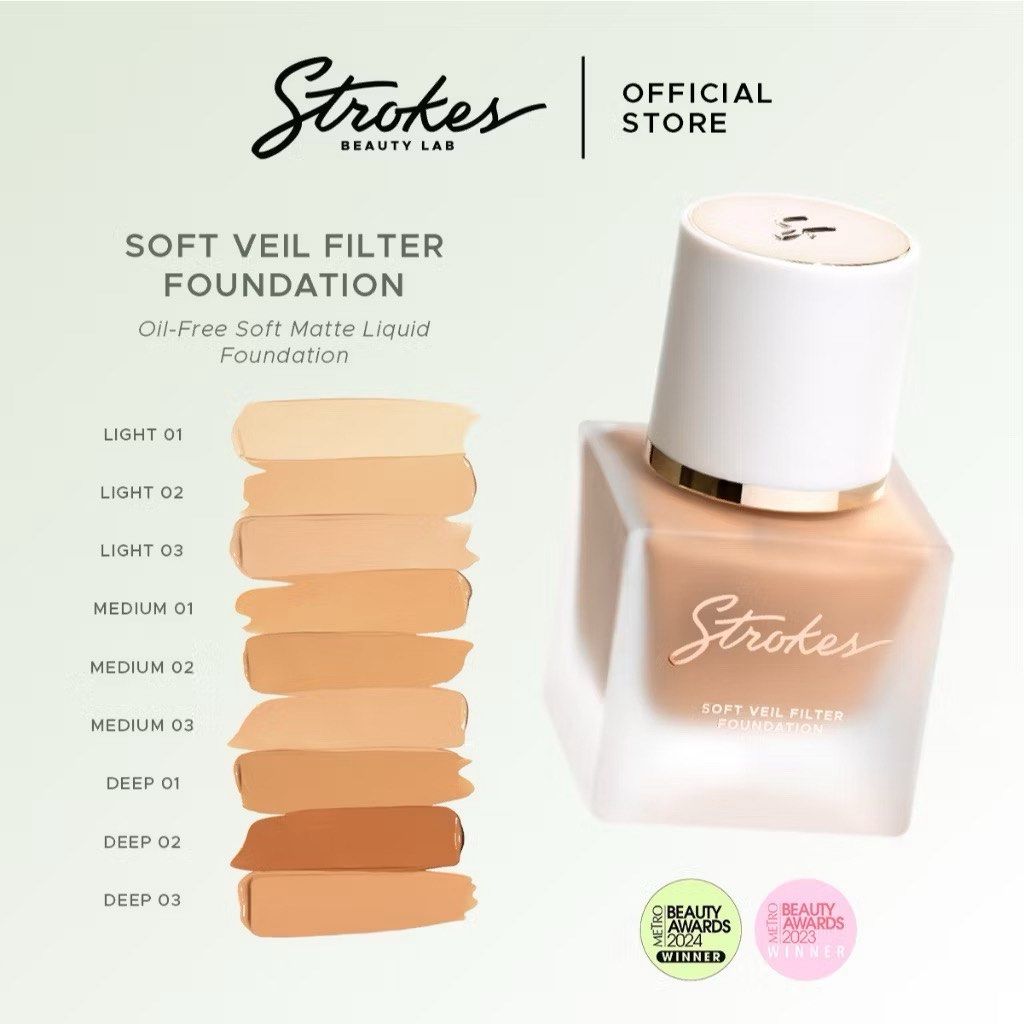 Strokes Soft Veil Foundation (Category: Makeup) located in Las Pinas. Submitted by alxstronger (Listing ID 1385547927, Image 2). Description: Strokes Soft Veil Foundation Shade: Light 01 Literally opened to just swatch Location: Taguig Rfs: Wrong shade.