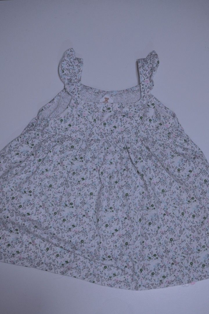 Tiny Button Dress (Category: Babies & Kids Fashion) located in Cheras. Submitted by josyuhada (Listing ID 1385509053, Image 1). Description: 12-18 month size super comfy condition as in photo.