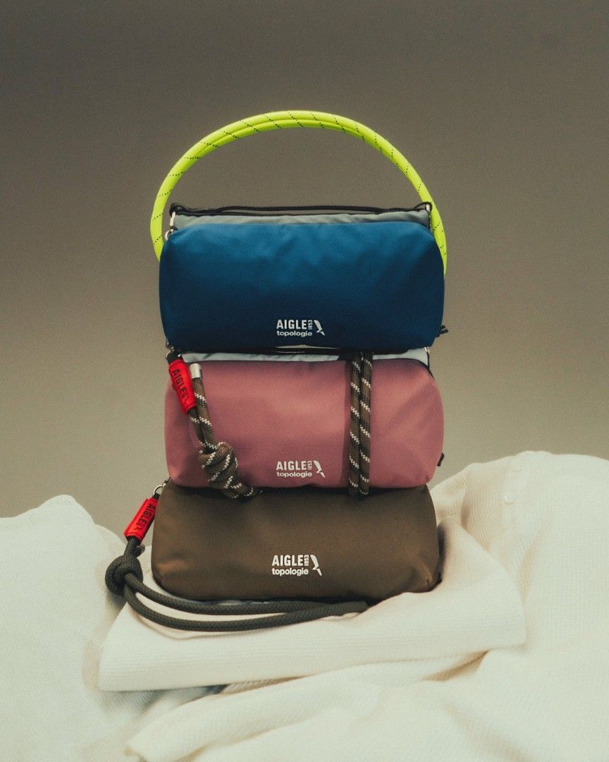 全新各款Topologie x AIGLE Trio Colour Bottle Sacoche Medium