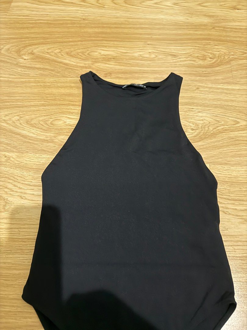 Zara Body Suit (Category: Sleeveless) located in Davao. Submitted by thearchiveedit (Listing ID 1385584130, Image 2). Description: - No “when worn” requests Seller’s measurements: 5’2, 41kg, 32-24-32. Bottoms are tailored to fit seller. - No lowballing - No joy reservers - Most items are in pristine condition(barely used, used once) - All items are guaranteed AUTHENTIC.