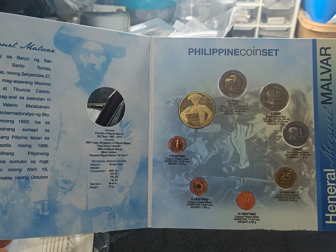 2015 150 Years Malvar Coin Set (Category: Currency) located in Quezon City. Submitted by Coiners (Listing ID 1385798288, Image 2). Description: .