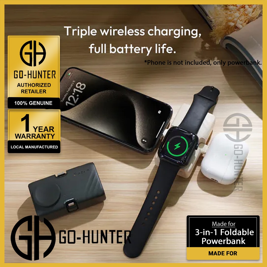 ADAM Elements GRAVITY 3 3-in-1 Foldable Power Bank 5000mAh 20W, Mobile ...