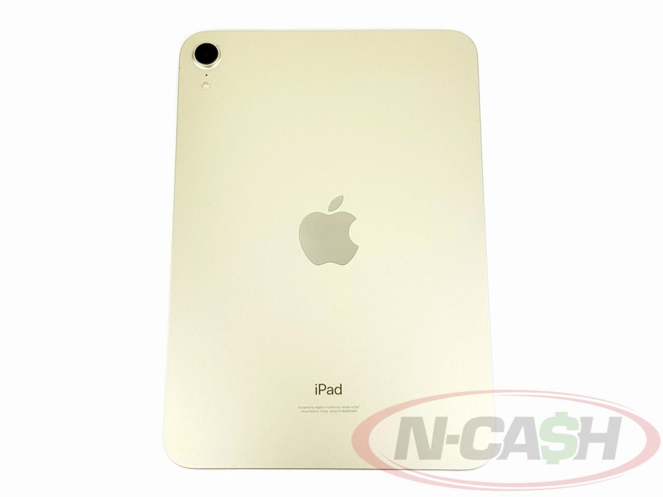 Apple iPad Mini 6 64GB (Category: iPad) located in Makati City. Submitted by luxury_by_ncash_2 (Listing ID 1385705583, Image 2). Description: N-Cash Pawnshop "Instant Cash for Bags, Watches, Cars, and Electronics" https://www.ncash-pawnshop-philippines.com/ Apple iPad Mini 6 64GB Starlight MK7P3LL/A Appearance is 9.8 out of 10. Like new. Perfect working condition Unit comes with USB-C cable, power adapter, manual, sticker and original box PHP 159