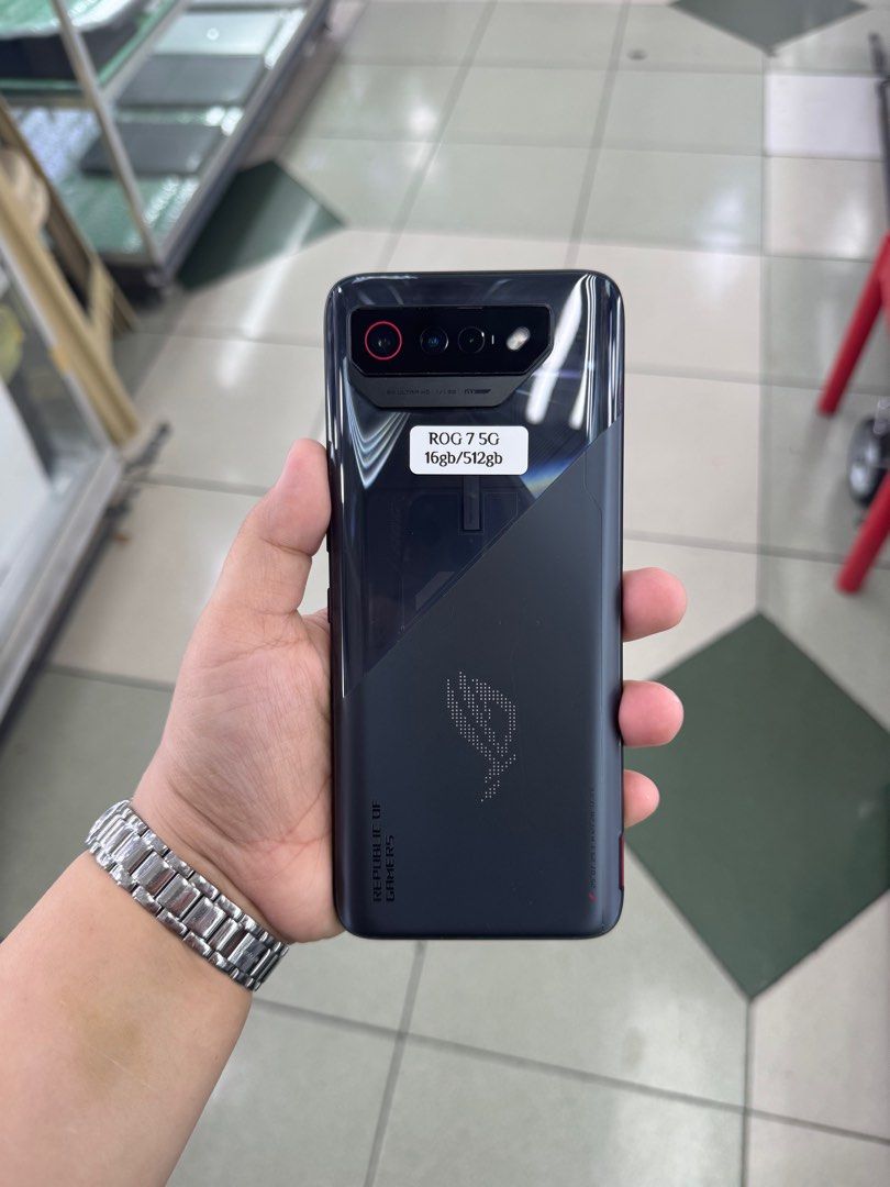 Asus ROG 7 512gb Global FU (Category: Asus) located in San Juan City. Submitted by keannagadgetph (Listing ID 1385796063, Image 1). Description: Available Units for today's POST! Asus ROG 7 5G / 512gb / FU / NTC - any colors available - good condition - 95% Makinis - good battery - no issue / repair - Any colors available ~ Accepting SWAP / TRADE IN / INSTALLMENT / BINTA UNIT ~ CASH ON DELIVERY METRO MANILA / LBC PAYMENT FIRST ~ Store location GR