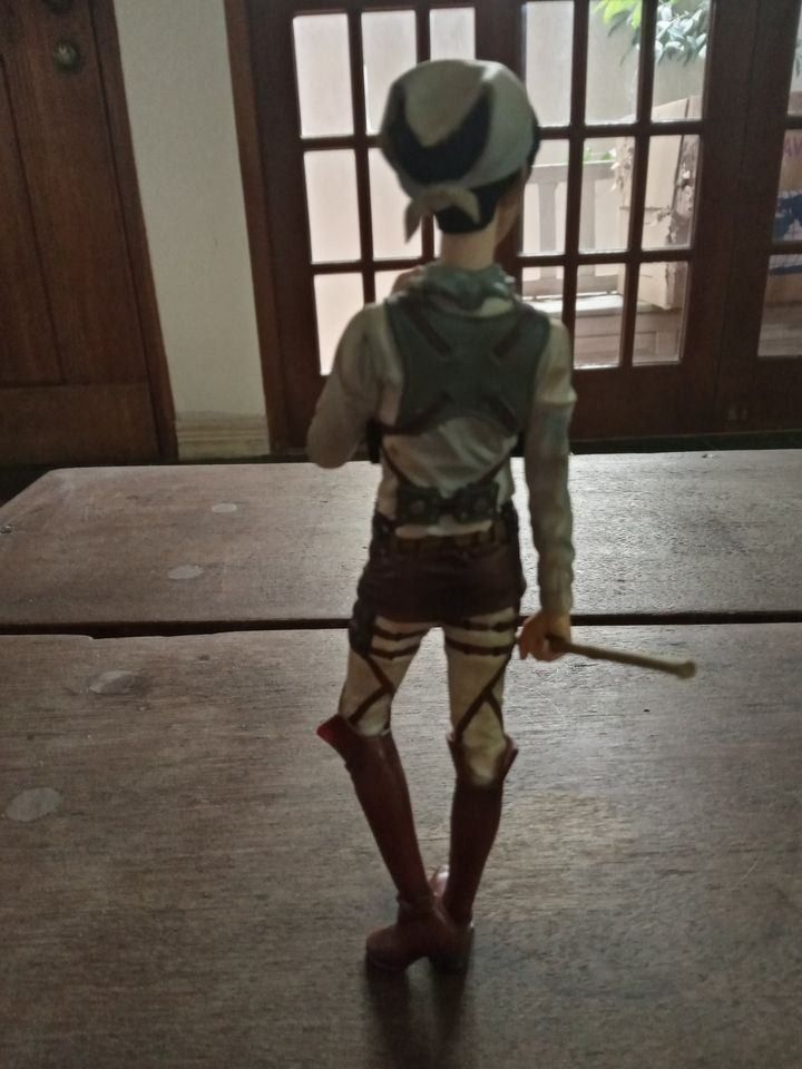 Attack on Titan Levi Figure (Category: Figurines & Statues) located in Caloocan City. Submitted by miordaord15413 (Listing ID 1385657828, Image 3). Description: Selling my AOT Levi that I got from a raffle years ago. Issues: No box. Willing to negotiate price..