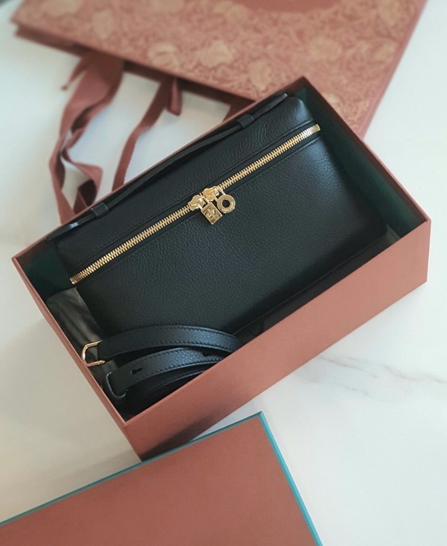 CC Woc 20cm Yellow Grained Calfskin Gold Hardware
