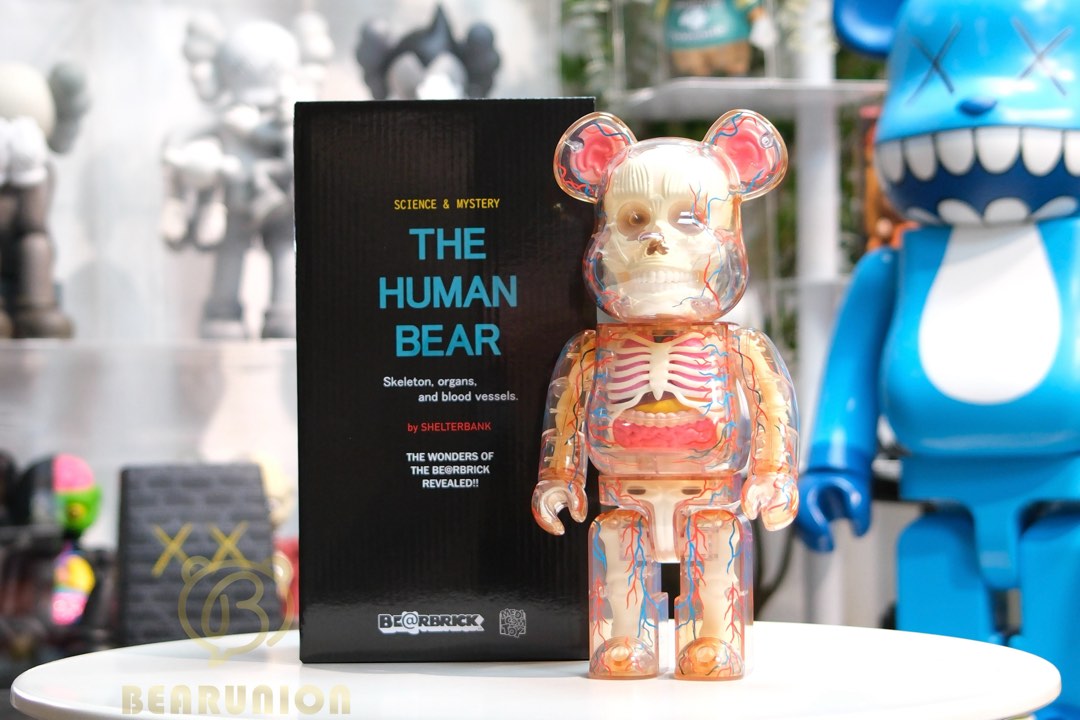 🎏預訂🎏Bearbrick 400% SHELTERBANKTHE HUMAN BEAR, 興趣及遊戲