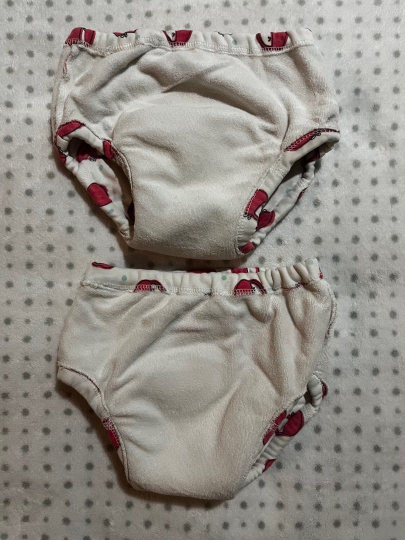 buy 1 take 1 Generic training pants 2T/3T (Category: Babies & Kids Fashion) located in Mandaluyong City. Submitted by jogscloset (Listing ID 1385754708, Image 3). Description: Apple print - buy 2 for 150 Blue print - buy 2 for 150 Dinosaur print - buy 2 for 150 (plus 1 free, see last pic for flaw) Take all for 400.
