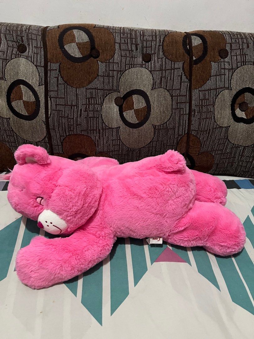Carebear Huggable Pink (Category: Plushies & Soft Toys) located in Las Pinas. Submitted by stuffhaven (Listing ID 1385621754, Image 1). Description: Location : Las Piñas Pick up or lalamove Super cute huggable Carebear! Ang Sarap yakapin. ❤️.