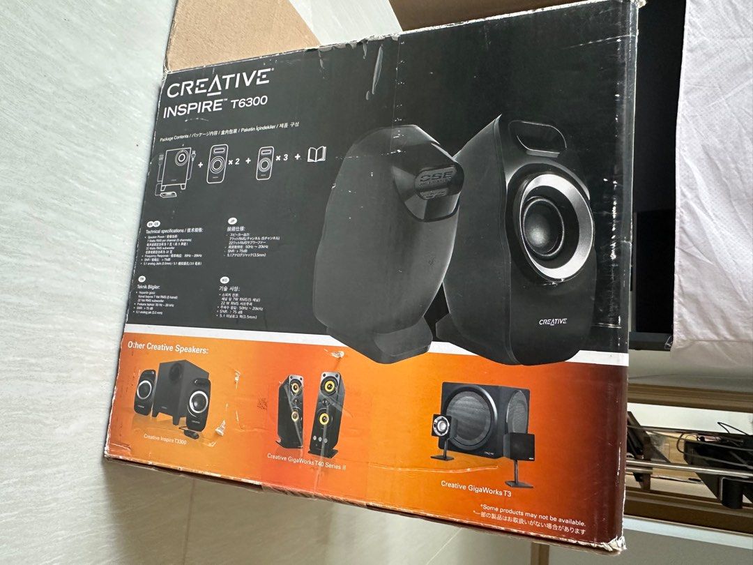Speaker System Creative T6300 Price Inspire T6300 Creative Home