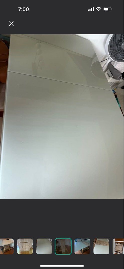 Dinning table (Category: Tables & Sets) located in Quezon City. Submitted by branded_closet01 (Listing ID 1385734548, Image 3). Description: Like new. Expandable table. Dinning table 6-8 seater..