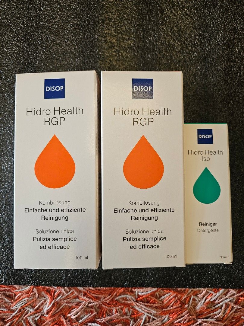 DISOP Hidro Health RGP & ISO Contact Lens Cleaner, Beauty & Personal ...
