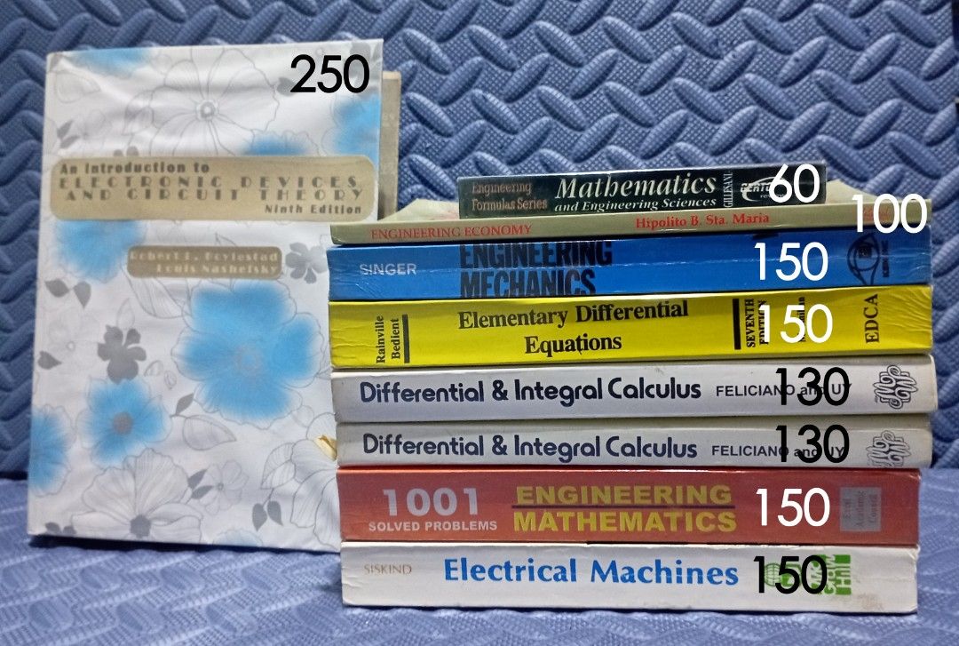 ENGINEERING BOOKS (Category: Textbooks) located in Cavite. Submitted by swiftwater.08 (Listing ID 1385656139, Image 2). Description: 📌Take all for Php 900 only! Location: Noveleta, Cavite Price of each book are seen on their individual photos. 1001 Solved Problems - SOLD Shipping fee will be shouldered by the buyer thru J&T or lalamove. PM me for more photos and details..