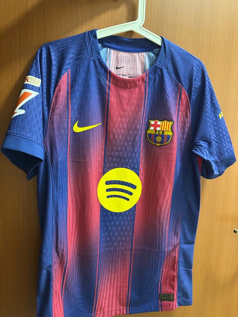 FC Barcelona 2025/2026 Home Players Match Jersey La Liga Pedri 8