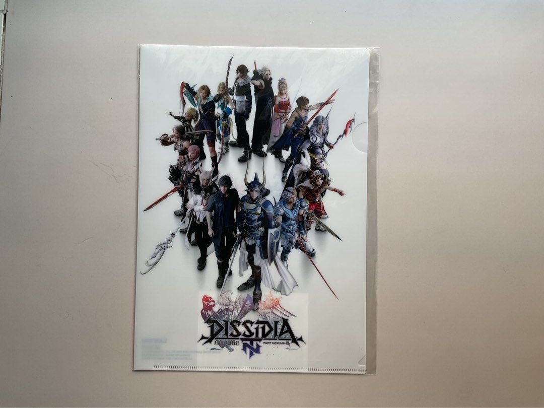 FINAL FANTASY DISSIDIA FOLDER A4 (Category: Fan Merchandise) located in Cheras. Submitted by junomoon (Listing ID 1385644959, Image 1). Description: FF DISSIDIA FOLDER A4 DELIVERY THRU J&T EXPRESS RM 7 WEST MALAYSIA RM 13 EAST MALAYSIA PM IF INTERESTED OR ANY QUESTIONS.