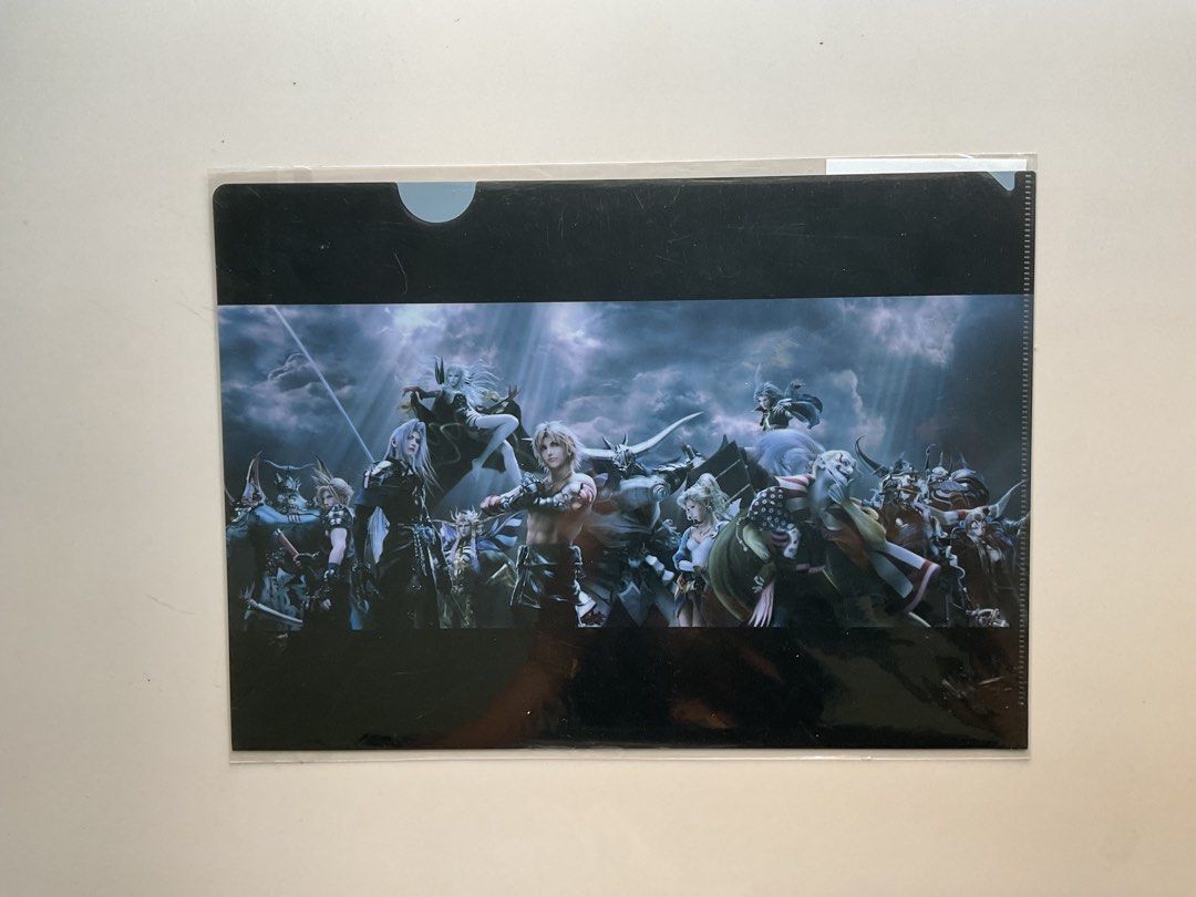 FINAL FANTASY DISSIDIA FOLDER A4 (Category: Fan Merchandise) located in Cheras. Submitted by junomoon (Listing ID 1385653741, Image 1). Description: FF DISSIDIA FOLDER A4 DELIVERY THRU J&T EXPRESS RM 7 WEST MALAYSIA RM 13 EAST MALAYSIA PM IF INTERESTED OR ANY QUESTIONS.