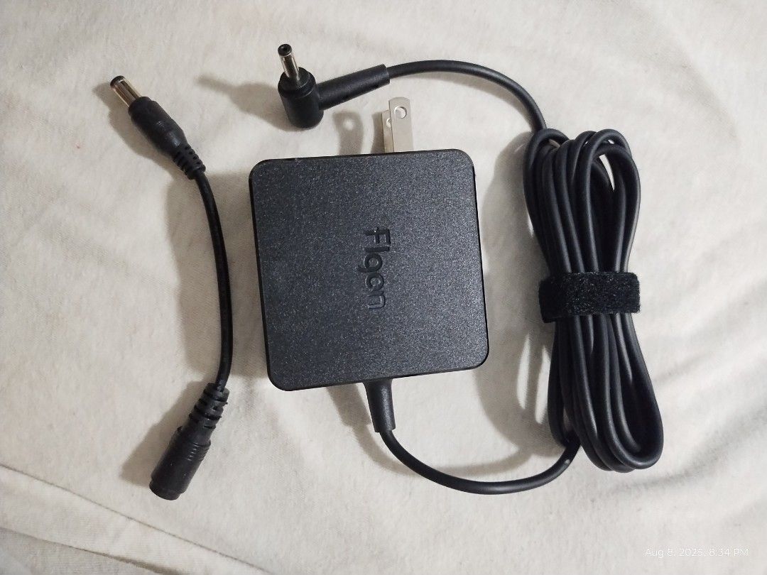 FLGAN POWER ADAPTER FOR ASUS LAPTOPS (Category: Chargers & Cables) located in Paranaque City. Submitted by maapolonio (Listing ID 1385683515, Image 1). Description: 19v 2.37A 45W model 4.0 mm x 1.35mm pin size designed for ASUS laptops like TP300L, X540L, X441U and X407U.