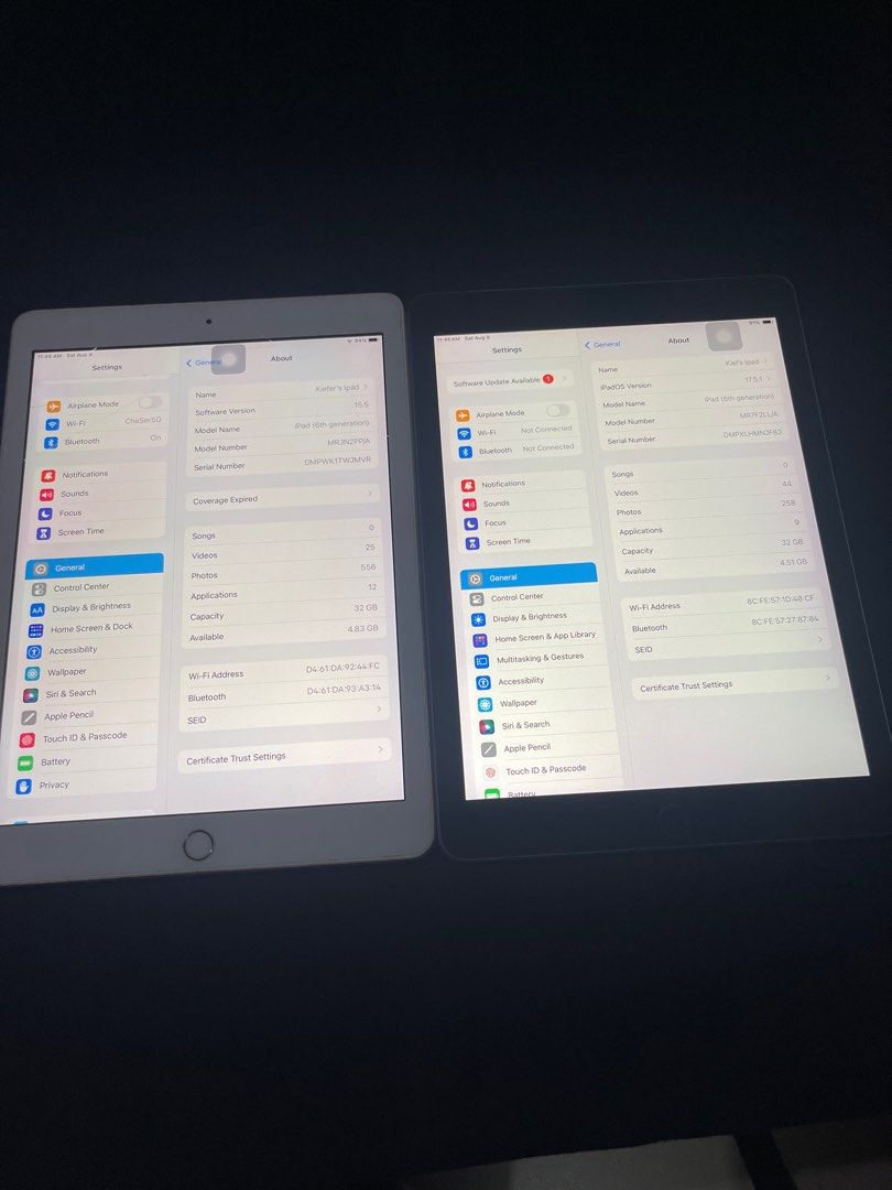 IPAD 6th Gen 32GB (Rosegold and Space gray) (Category: iPad) located in Manila. Submitted by faye31 (Listing ID 1385648978, Image 3). Description: For SALE IPAD 6th Gen 32GB Rosegold - 7,500 Spacegray - 7,500.
