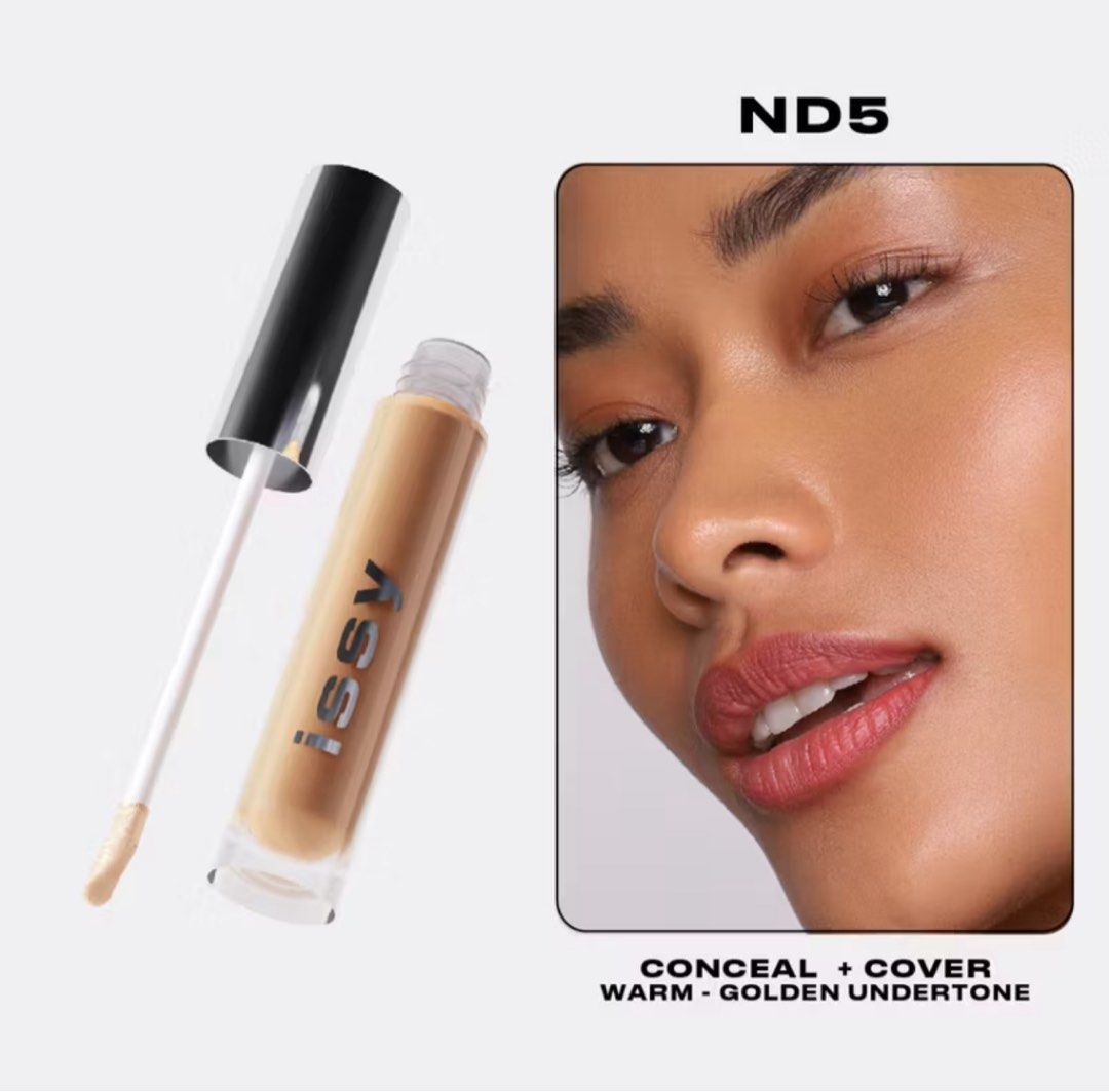 ISSY Active Concealer (Category: Makeup) located in Quezon City. Submitted by mthings (Listing ID 1385657461, Image 1). Description: Swatch only & not my shade Shade: ND5.