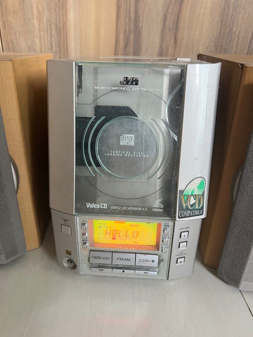 JVC Micro Component System - CD Player, Radio, Tape63826274854018113