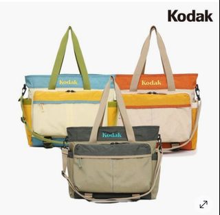 Kodak large shoulder bag  柯達復古防潑水單肩斜跨包 手提包64221337098883110