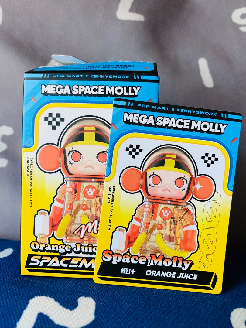 未開封MEGA SPACE MOLLY Orange Juice２箱 未開封MEGA SPACE MOLLY Orange Juice2箱 完売品新発売popmart