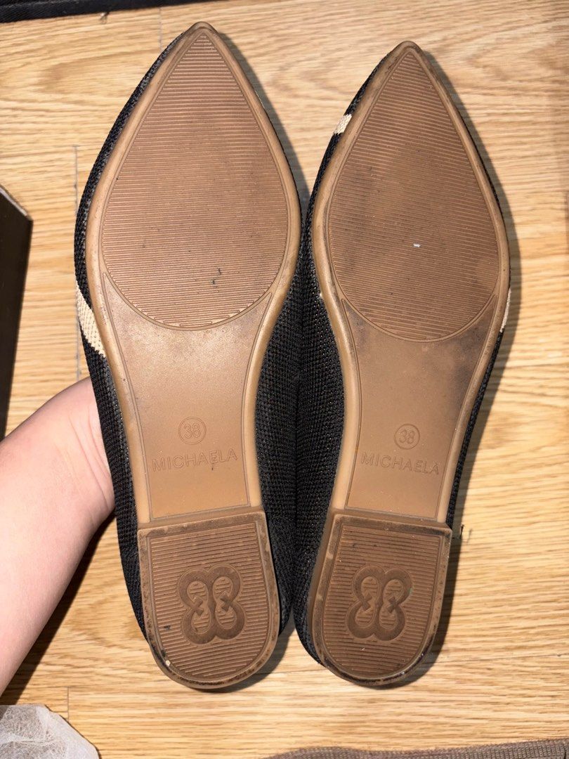 Michaela Black Flat Shoes Size 38 Euro (Category: Flats & Sandals) located in Manila. Submitted by 123mthld (Listing ID 1385804554, Image 3). Description: Michaela Black Flat Shoes Size 38 Euro Original Price: ₱1,199.75 Selling Price: ₱500!!! Used once only for an event. See posted photos. Complete with box!! RFS: Decluttering Loc: Manila/QC For more details, chat or text me, 09367903148.