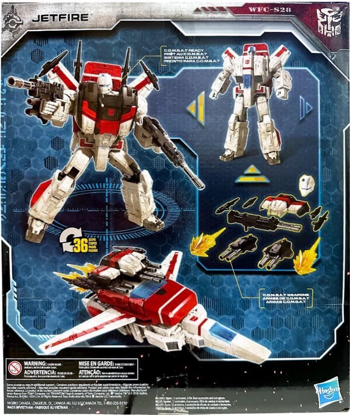 (MISB) Transformers Siege WFC-S28 Jetfire - Commander (Category: Action & Battle Toys) located in Manila. Submitted by dimple.mercado (Listing ID 1385762909, Image 2). Description: Includes: 1 x Siege Commander Class Jetfire Figure 6 x Blast Effects 2 x JF-25 HS Photon Missile Sky Launchers 2 x HS Photon Missiles 2 x JF-15 HP Jetboost Particle Beam Cannon 2 x SF-M2 Radiograph Boosters 1 x Skyshield Aerial Armor 1 x Skyshield Battle Mask accessori