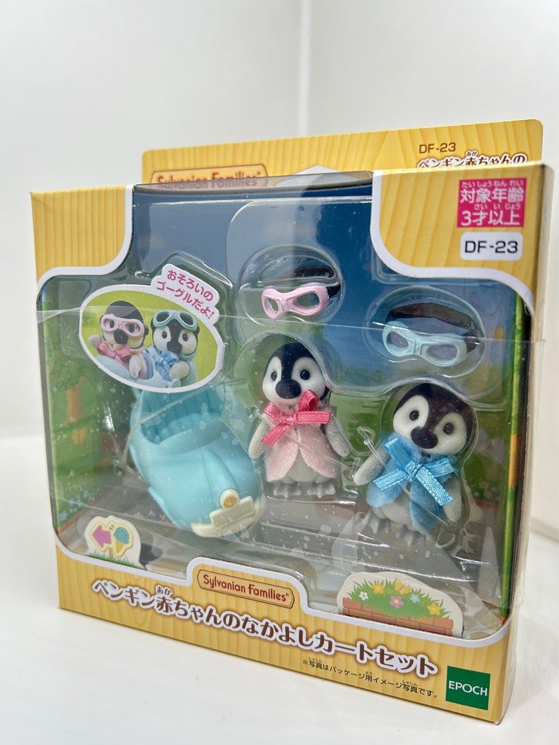 Original Sylvanian Families Baby Penguin Friends Cart Set (Category: Designer & Blind Box Toys) located in Manila. Submitted by tripshoppermnl (Listing ID 1385719974, Image 2). Description: — Brand new & Direct from Japan ! 🇯🇵 — Check us out on ig @tripshoppermnl for more Japan finds & goodies ☁️ 📍Location - Quezon City Mop - gcash, bdo or bpi Mod - lalamove, grab express, j&t.