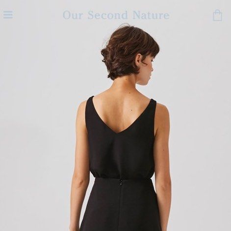 Our Second Nature OSN V neck Tencel top (Category: Sleeveless) located in Singapore. Submitted by ylilyy (Listing ID 1385702959, Image 2). Description: Mailing +$2.