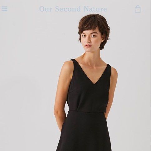 Our Second Nature OSN V neck Tencel top (Category: Sleeveless) located in Singapore. Submitted by ylilyy (Listing ID 1385702959, Image 1). Description: Mailing +$2.