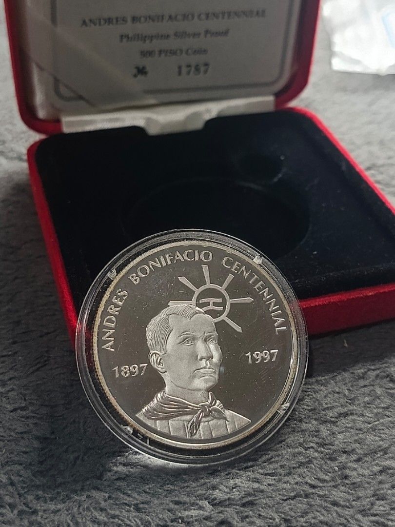 Proof 500 Piso Andres Bonifacio Centennial (Category: Currency) located in Quezon City. Submitted by Coiners (Listing ID 1385795125, Image 2). Description: .