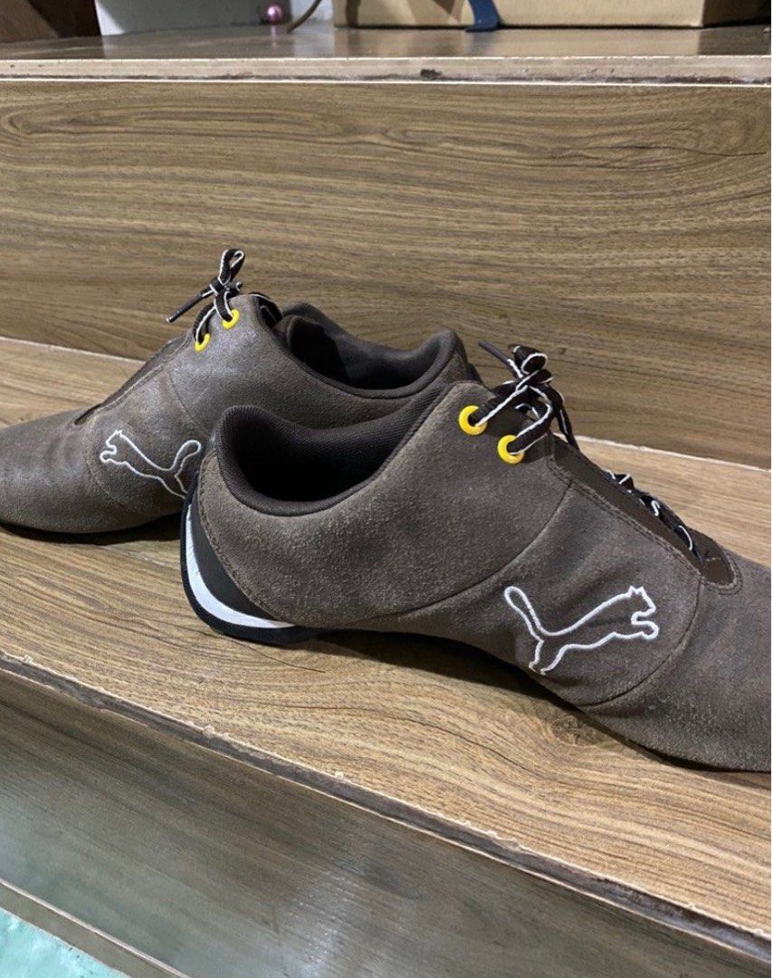 Puma Future Cat Brown Suede Speedcat (Category: Sneakers) located in Naga. Submitted by rccurated._ (Listing ID 1385710751, Image 2). Description: Legit Fits size 9-9.5 No Box Slightly Used.