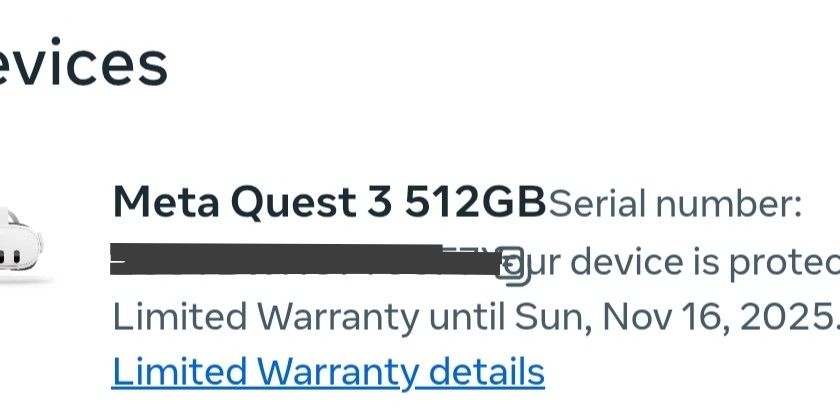 Quest 3 512GB (Category: Others) located in Kuantan. Submitted by avenged7xfold666 (Listing ID 1383076224, Image 2). Description: Meta Quest 3 512gb for sale Warranty till Nov 2025.