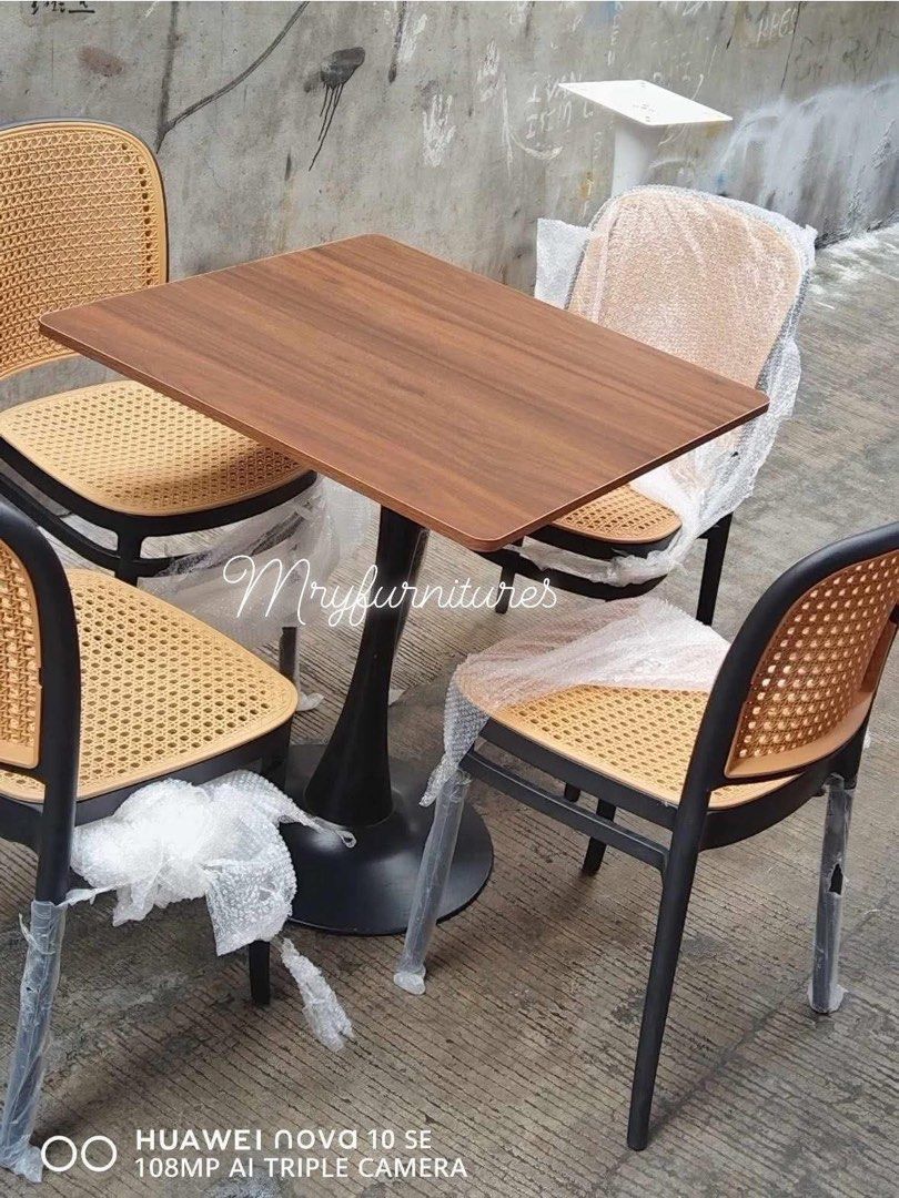 Restaurant/Coffee/Bistro table & chairs (Category: Tables & Sets) located in Manila. Submitted by mry_rfl (Listing ID 1385803421, Image 2). Description: .