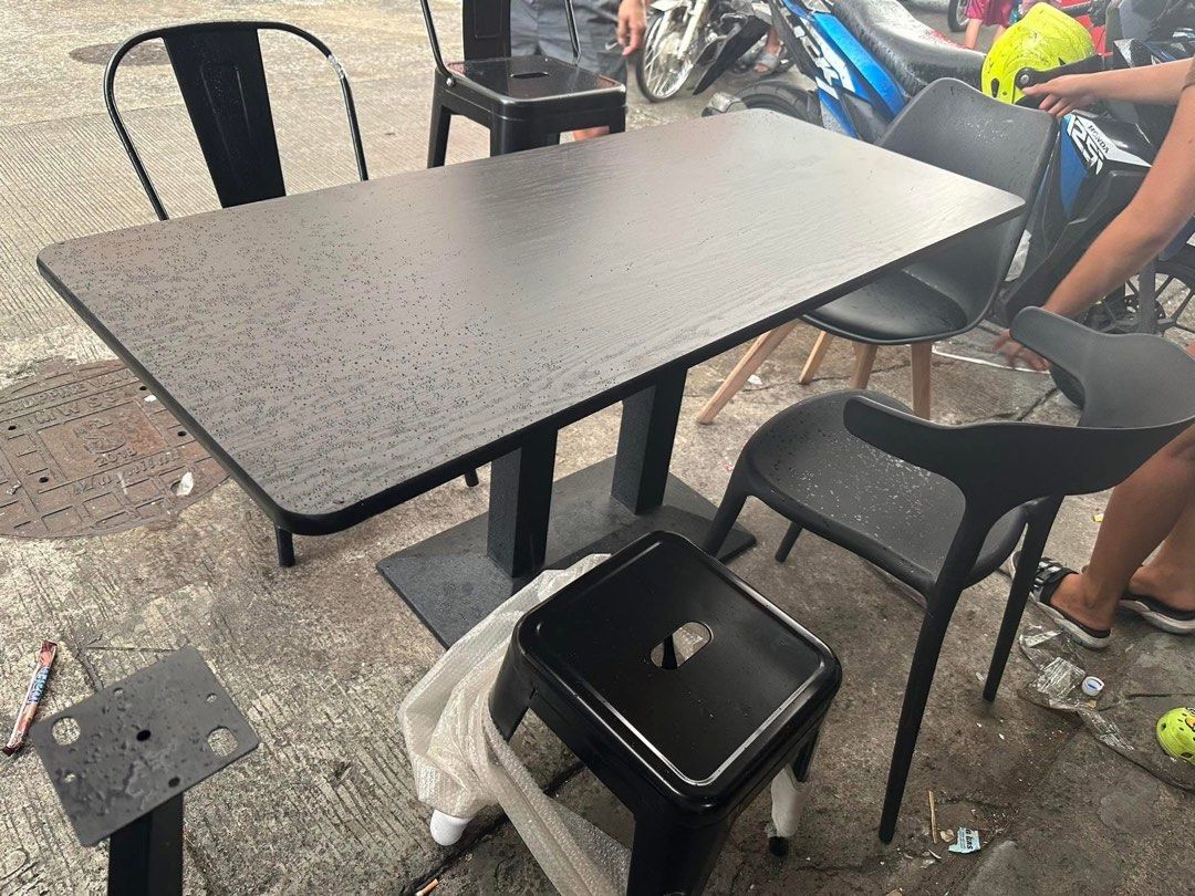 Restaurant/Dining solid heavy duty table & chairs (Category: Tables & Sets) located in Manila. Submitted by mry_rfl (Listing ID 1385803216, Image 2). Description: .