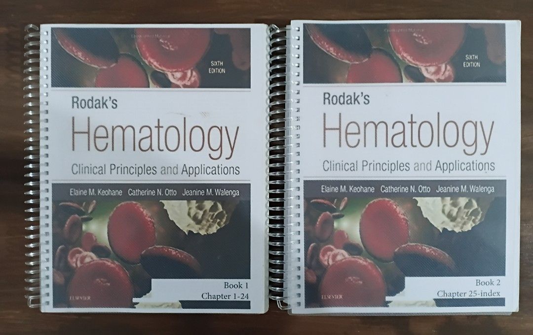 Medtech books | Rodaks Hematology (Category: Textbooks) located in Baguio. Submitted by reyljj (Listing ID 1385751946, Image 1). Description: Slightly negotiable. Minimal highlight on 2 pages and pencil writings on some..