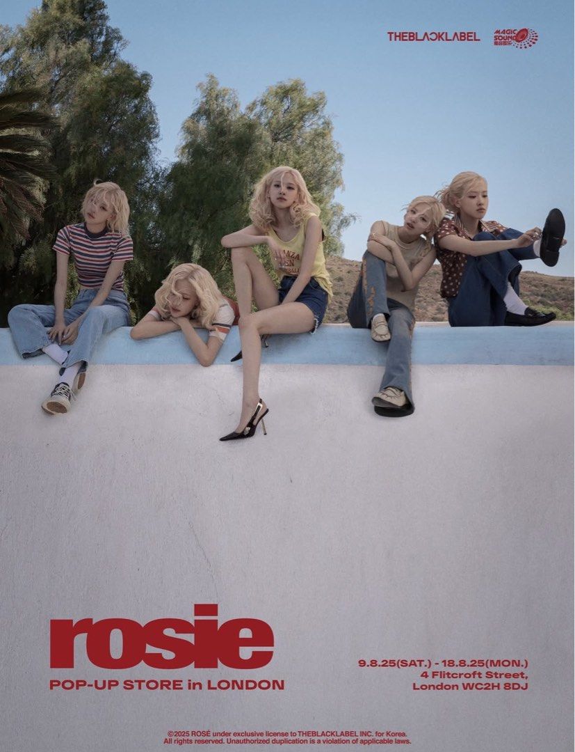 🇬🇧代購ROSIE London pop up, 預購- Carousell