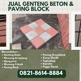 (Kategori: ) berada di . Dikirim oleh jualpavingterdekat (ID iklan 1385633873, Gambar 1). Deskripsi: .