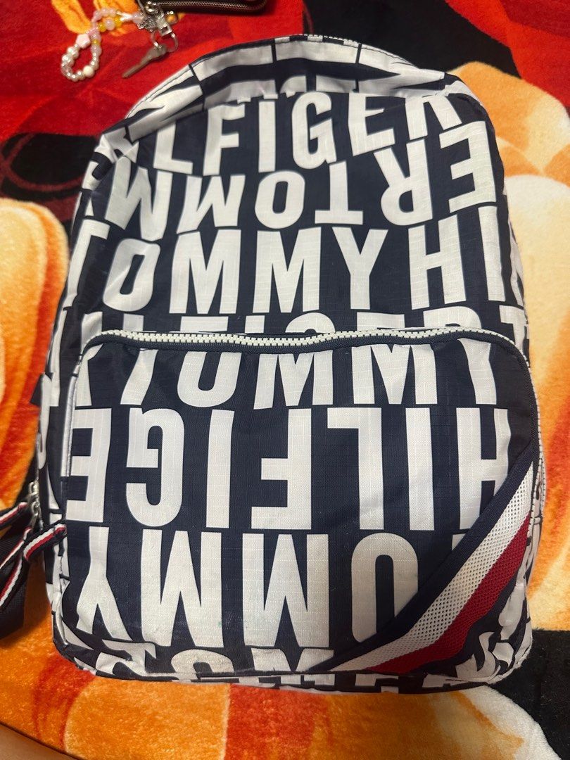 RUSH!! Tommy Hilfiger Backpack (Category: Backpacks) located in Manila. Submitted by quaranthings (Listing ID 1385673183, Image 1). Description: price is negotiable.