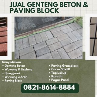 (Kategori: ) berada di . Dikirim oleh produksipaving (ID iklan 1385627670, Gambar 1). Deskripsi: .