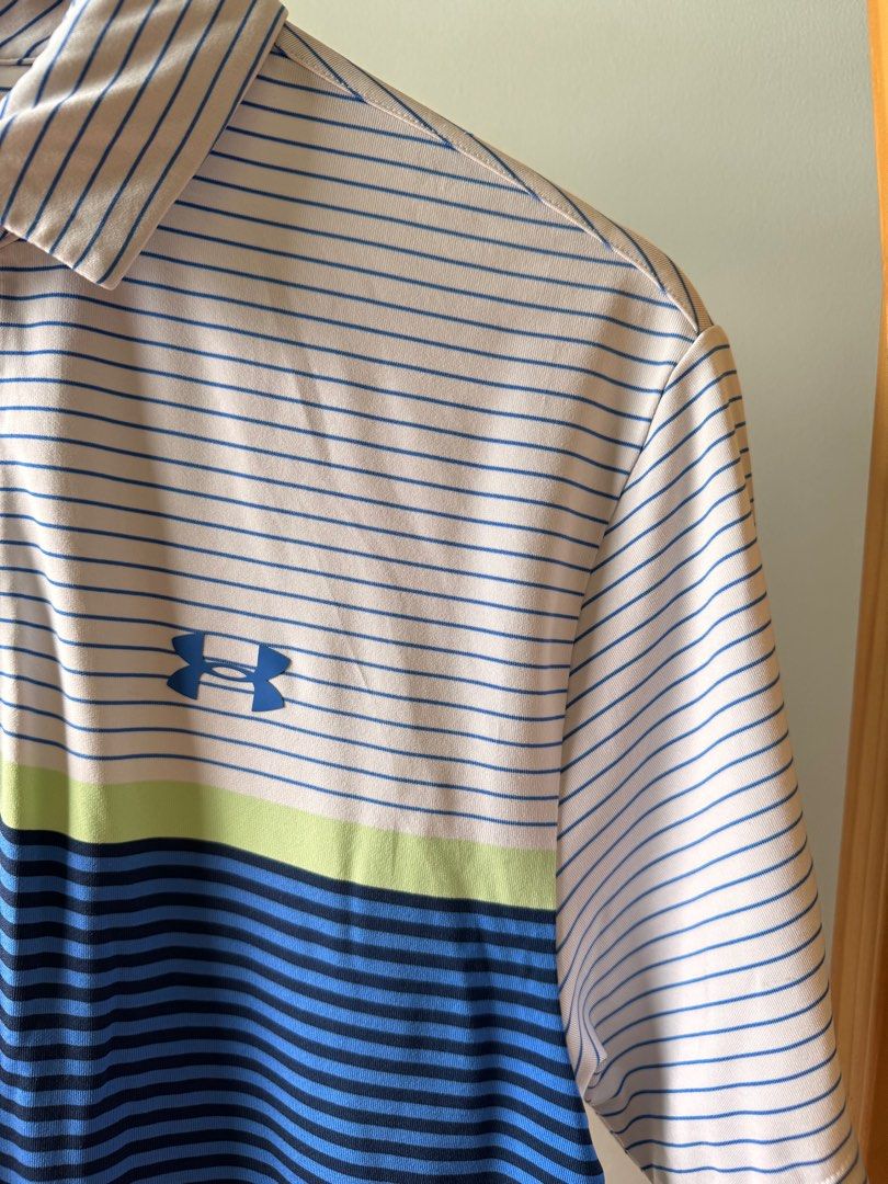 Under Armour polo Shirt (Category: Tshirts & Polo Shirts ) located in Makati City. Submitted by thiftdirection (Listing ID 1385630198, Image 3). Description: Under Armour Polo Shirt Dimes: 19x29 L excellent condition 850.00 DM to claim or inquire Thriftdirection.ph is not affiliated with, endorsed by, or officially connected to any of the brands featured. All trademarks and brand names are the property of their respective owners. Items are pre-ow