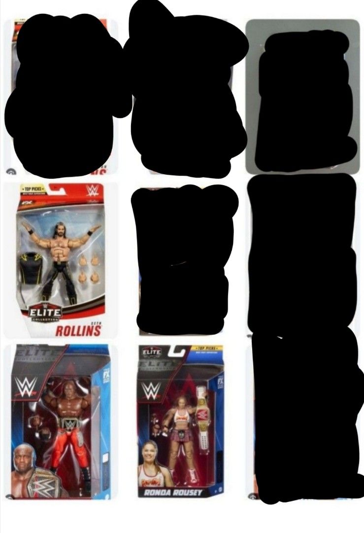 WWE Top Picks Elite Basic Roman Reigns Seth Rollins Braun Strowman Jeff ...