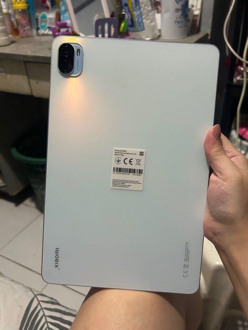 Xiaomi Pad 5 6GB+256GB (Category: Android) located in Marikina City. Submitted by jenzitems (Listing ID 1385648230, Image 3). Description: Bought July 2023 With original box With charger cable (not original) No adaptor Mainly used for watching.