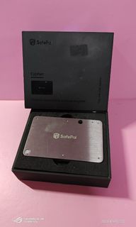 ☎️65955955, Brand New Item, SafePal Cypher - Steel Cryptocurrency Seed Backup, Metal Cold Storage, Steel Bitcoin Wallet, Stores up to 24 Seed Words, Compatible with BIP39 Crypto Wallets, Ledger, Trezor, KeepKey, Actual Photos (Last Piece / Selling Cheap)64196297490306110