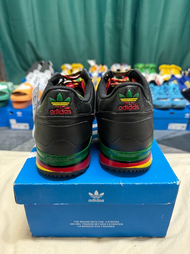 Adidas ZX750 Custom Rasta, Men's Fashion, Footwear, Sneakers on