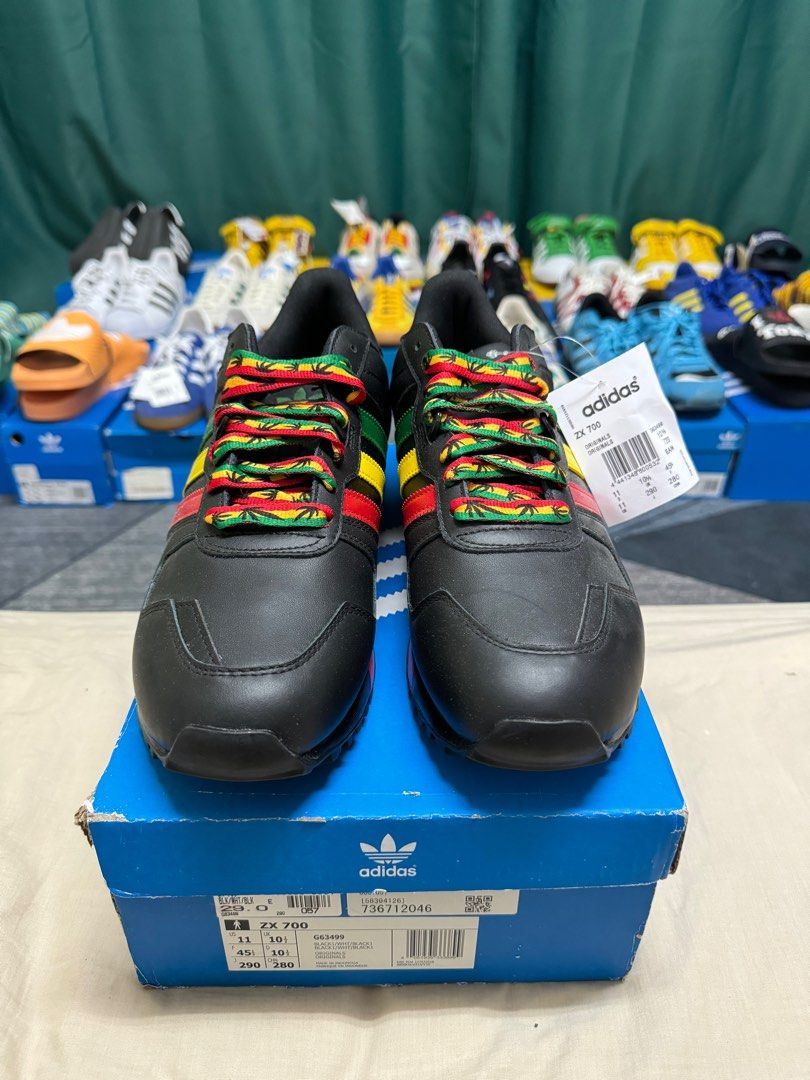 Adidas ZX750 Custom Rasta, Men's Fashion, Footwear, Sneakers on